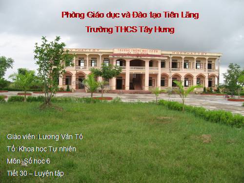 Các bài Luyện tập