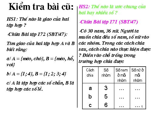 Chương I. §17. Ước chung lớn nhất