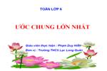 Chương I. §17. Ước chung lớn nhất