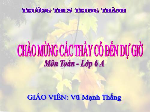 Chương I. §12. Dấu hiệu chia hết cho 3, cho 9