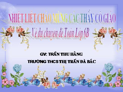 Chương I. §10. Tính chất chia hết của một tổng