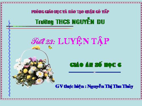 Các bài Luyện tập