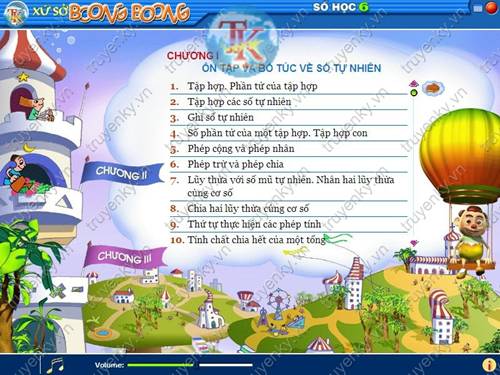 ĐĨA CD-Rom Số học lớp 6 “ Xứ sở BOONG BOONG “