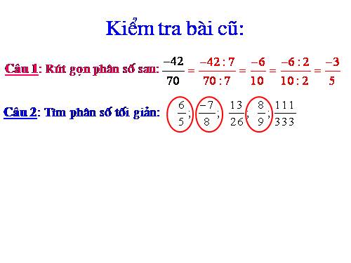 Các bài Luyện tập