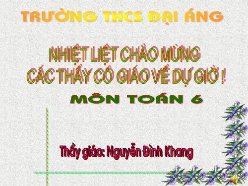 Chương III. §14. Tìm giá trị phân số của một số cho trước