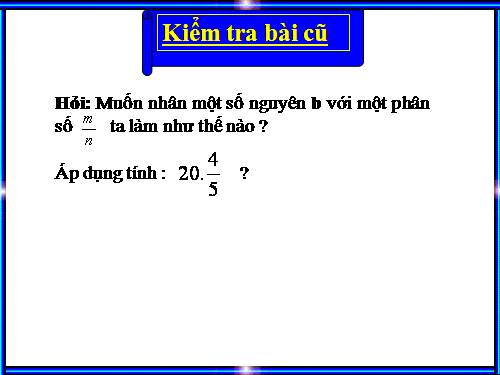 Chương III. §14. Tìm giá trị phân số của một số cho trước