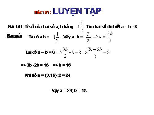 Các bài Luyện tập