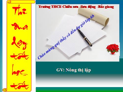 Các bài Luyện tập