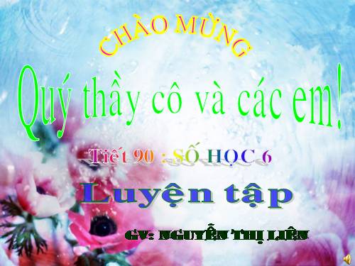 Các bài Luyện tập