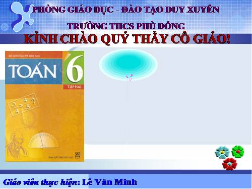 Chương III. §1. Mở rộng khái niệm phân số