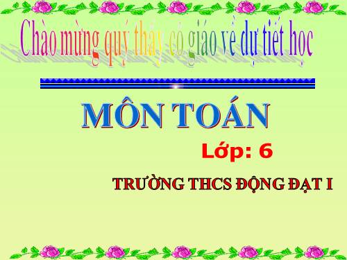 Chương III. §8. Tính chất cơ bản của phép cộng phân số