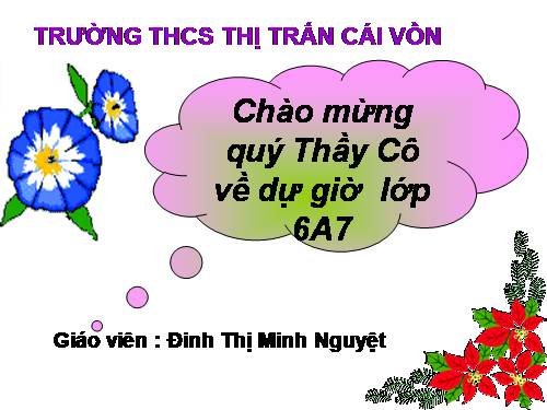 Chương III. §6. So sánh phân số