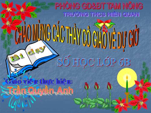 Ôn tập Chương III. Phân số