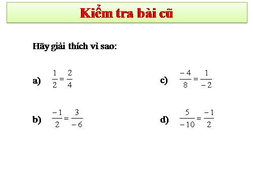 Chương III. §3. Tính chất cơ bản của phân số