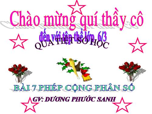 Chương III. §2. Phân số bằng nhau