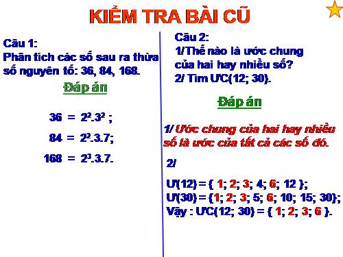 Chương I. §17. Ước chung lớn nhất