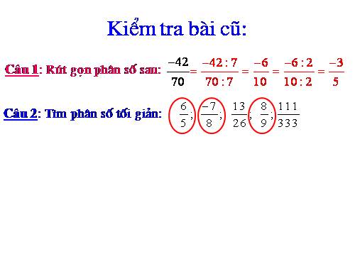 Các bài Luyện tập