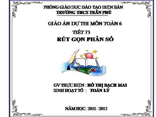 Chương III. §4. Rút gọn phân số