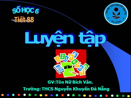 Các bài Luyện tập