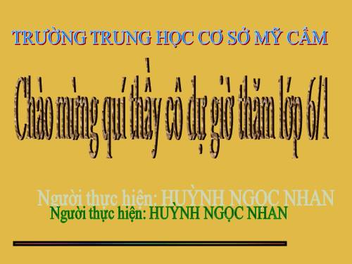 Chương III. §7. Phép cộng phân số