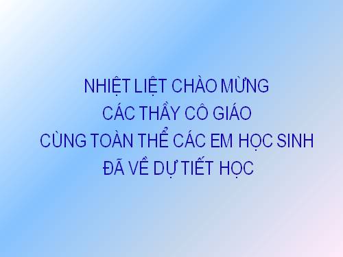 Các bài Luyện tập