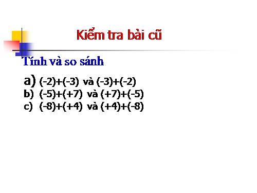 Chương II. §6. Tính chất của phép cộng các số nguyên