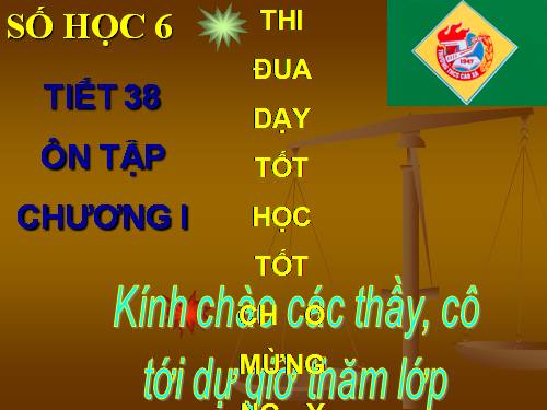 Ôn tập Chương I. Ôn tập và bổ túc về số tự nhiên