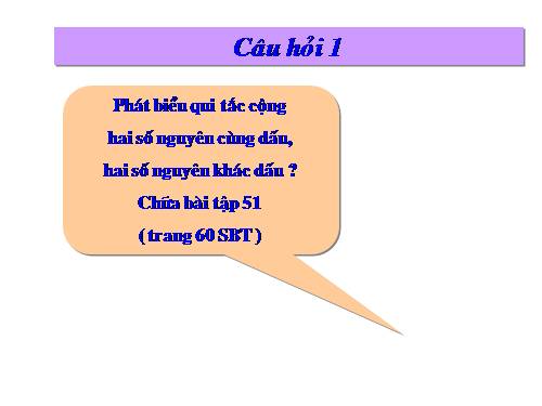 Chương II. §6. Tính chất của phép cộng các số nguyên