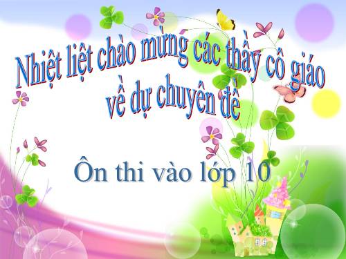 Chuyên đề ôn thi vào lớp 10