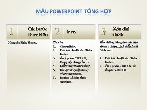 Mẫu Sơ  Đồ Tổng Hợp PowerPoint 2013