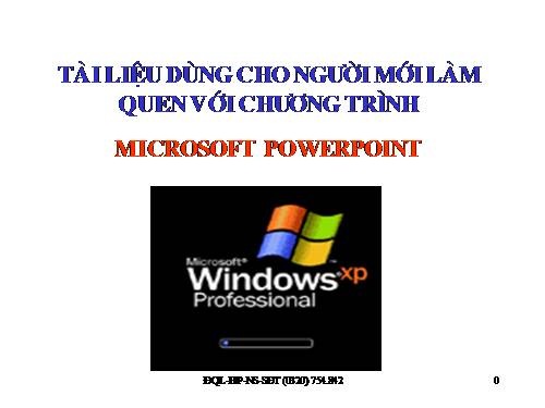 Gioi thieu chuong trinh PowerPoint.rar