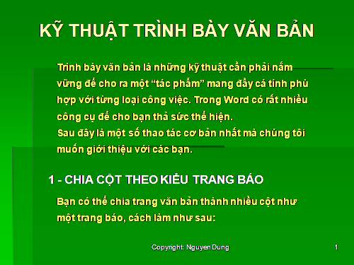 Tin học văn phòng 3