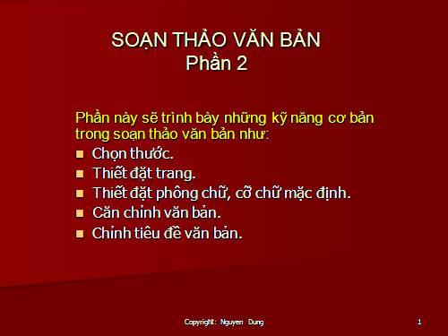 Tin học văn phòng 2