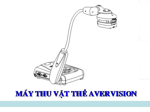 hướng dẫn sử dụng máy thu vật thể Avervision