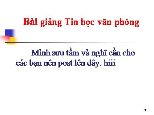 Bài dạy word nè