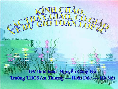 Ôn tập Chương I. Ôn tập và bổ túc về số tự nhiên