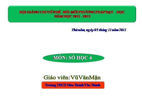 Ôn tập Chương I. Ôn tập và bổ túc về số tự nhiên