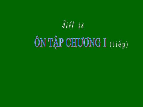 Ôn tập Chương I. Ôn tập và bổ túc về số tự nhiên