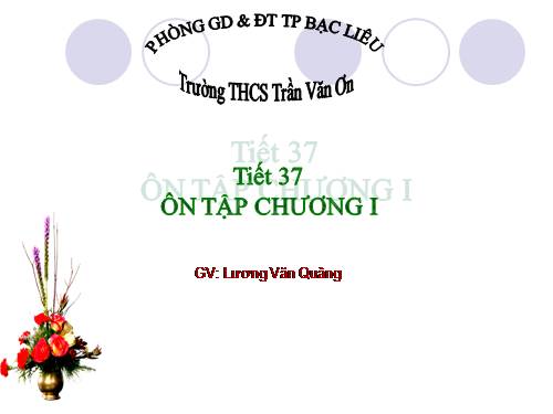 Ôn tập Chương I. Ôn tập và bổ túc về số tự nhiên