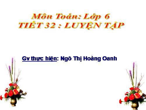 Các bài Luyện tập