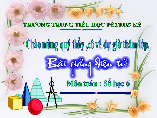 Chương I. §15. Phân tích một số ra thừa số nguyên tố