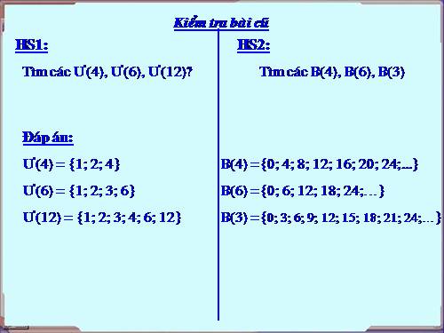 Chương I. §16. Ước chung và bội chung