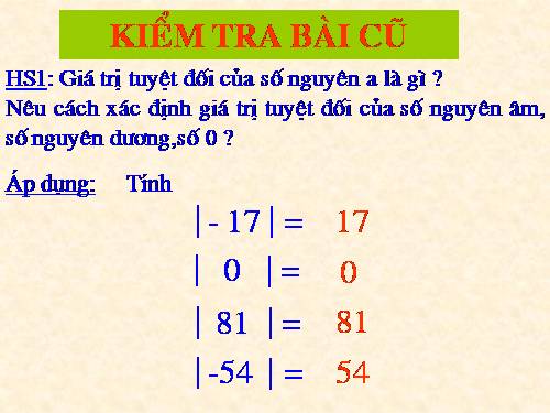 Chương II. §4. Cộng hai số nguyên cùng dấu