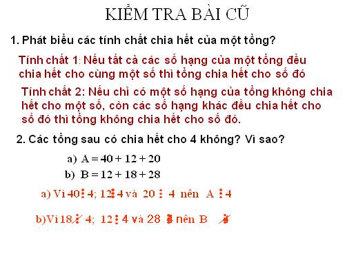 Chương I. §11. Dấu hiệu chia hết cho 2, cho 5