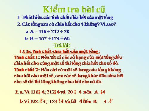 Chương I. §11. Dấu hiệu chia hết cho 2, cho 5