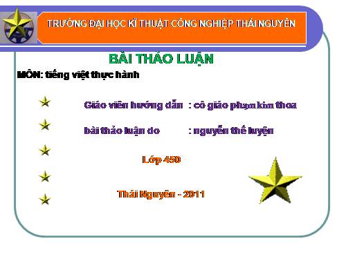 bai thuyet trinh