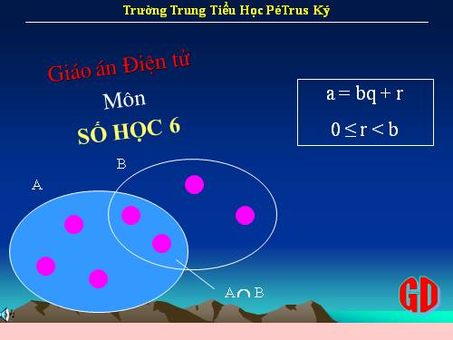 Chương I. §10. Tính chất chia hết của một tổng