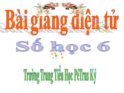 Chương I. §10. Tính chất chia hết của một tổng