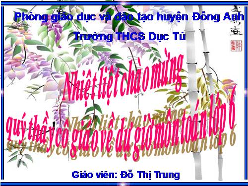 Chương III. §4. Rút gọn phân số