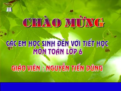 Chương I. §17. Ước chung lớn nhất